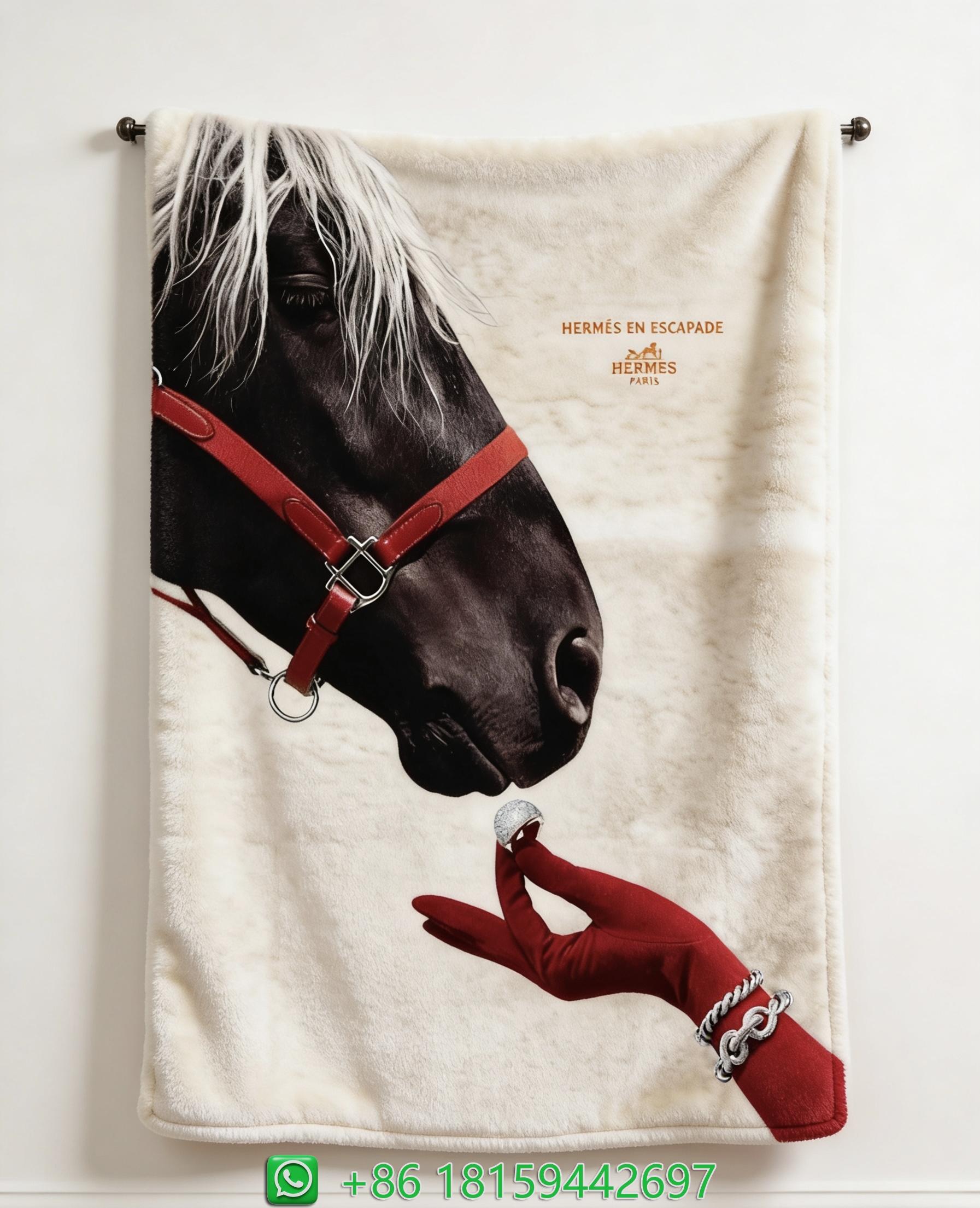 Hermes Throw Blankets